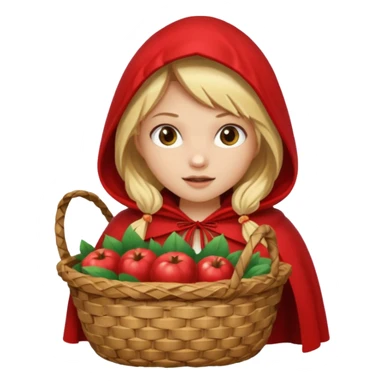 Little Red riding hood sticker