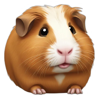Cringed guinea pig sticker