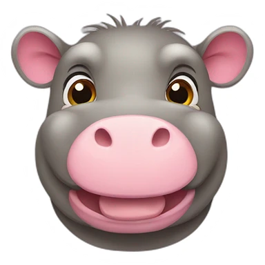 Hippopotame cute sticker