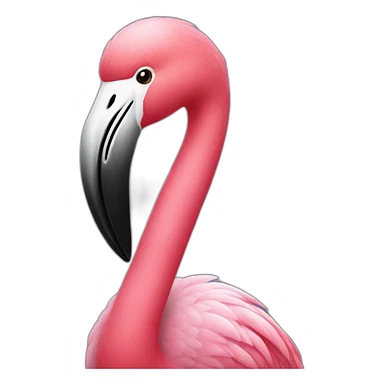 flamingo in halloween costume sticker