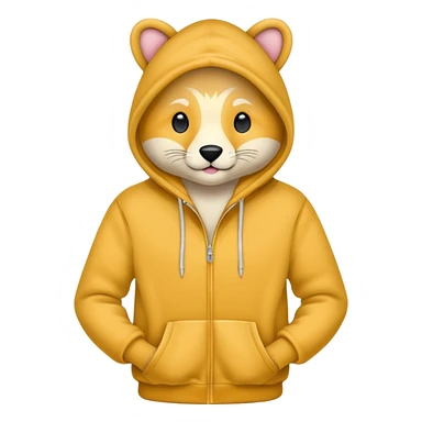 Animal Hoodie  sticker