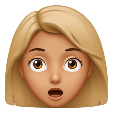 دختری که تعجب کرده sticker