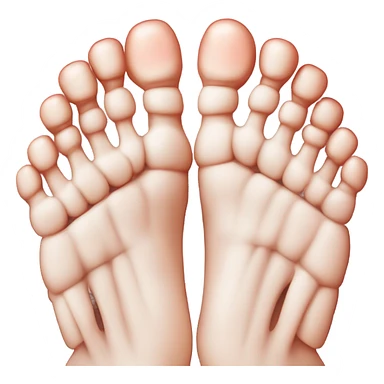 Webbed toes sticker