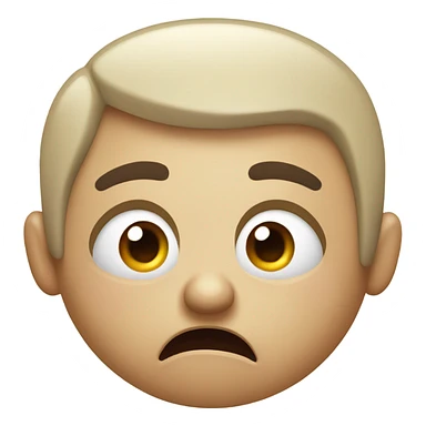 Being in shock and disgusted face sticker