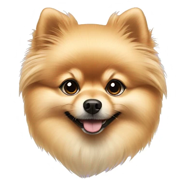 Blonde Pomeranian  sticker
