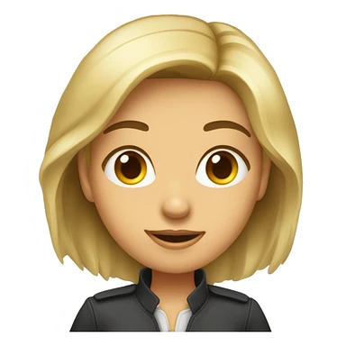 женщина в очках и костюме sticker