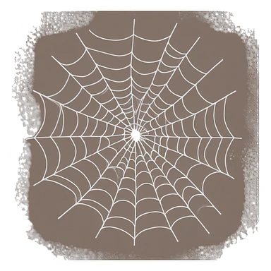 Spider webs sticker