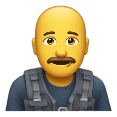 Une fâché sur  un humain sticker