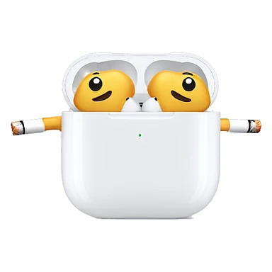 AirPods Pro with cigarettes  sticker