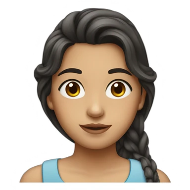 Uruguayan girl sticker