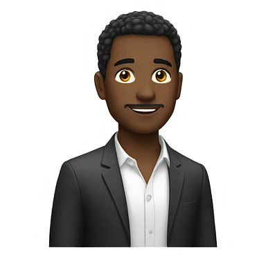 Negro y blanco sticker