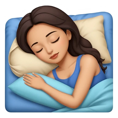 Latina baddie sleeping sticker