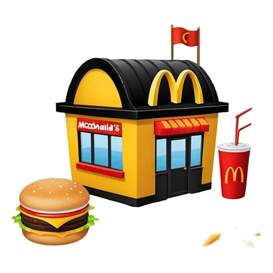 McDonald’s on the beach  sticker