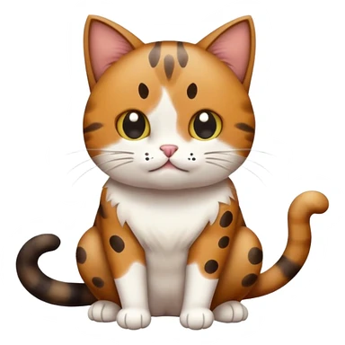 cat taking a poop sticker