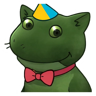 cat happy sticker