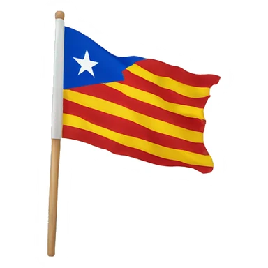 estelada (flag of the catalan independentists) sticker