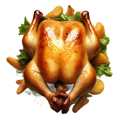 rotisserie chicken  sticker