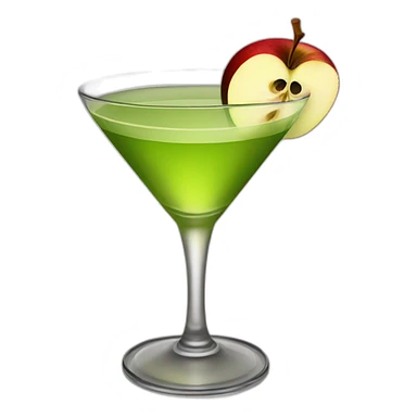 The best apple Martini cocktail  sticker