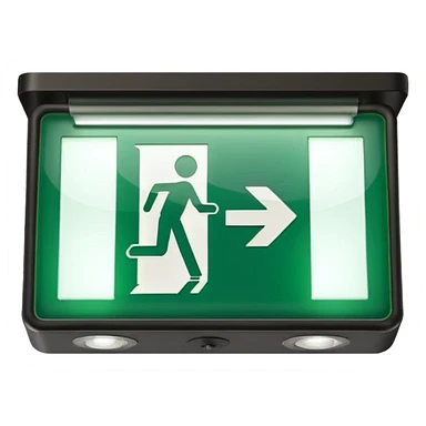 Emergency Exit Sign sticker