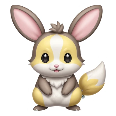 Emolga-Minccino-fusion sticker