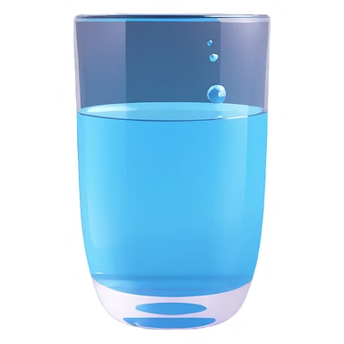  glass with water sticker