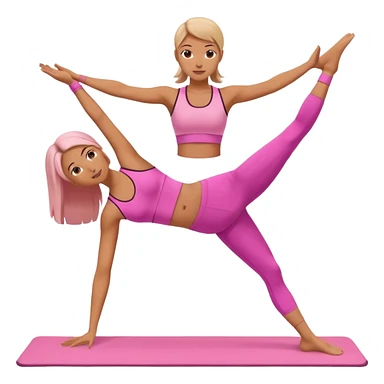 Pink Pilates  sticker