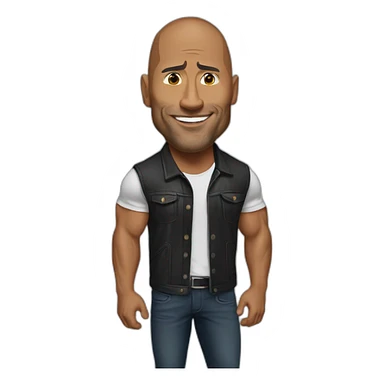 the rock🤨 sticker