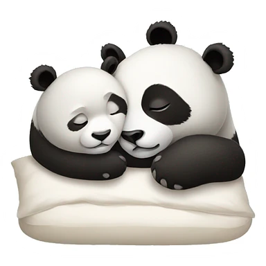 Panda sleep sticker
