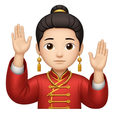 Chinese gong shou li sticker