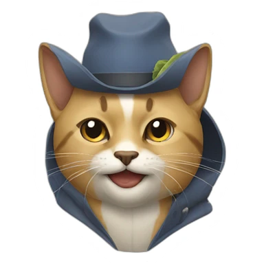 GATO RALLADO sticker