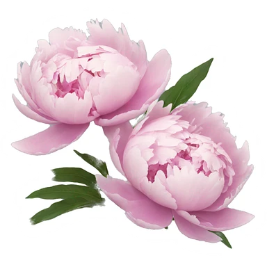 Two Peonies sticker
