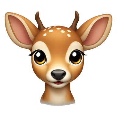 a baby deer sticker