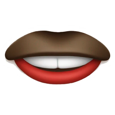 Nose with red liquid sticker