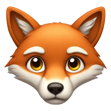 sad fox sticker