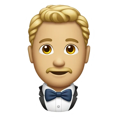 Czech in a suit sticker