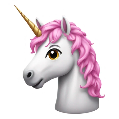 Pink unicorn sticker