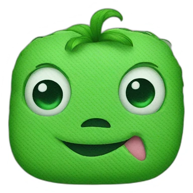 green stitch sticker