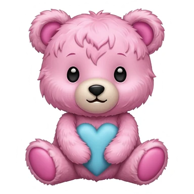 Proud feminine teddy bear sticker