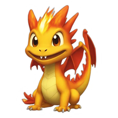 Dracaufeu-pokemon sticker