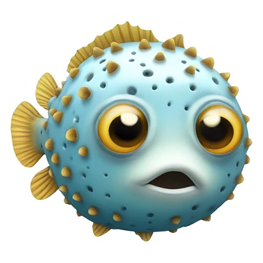 puffer fish sticker