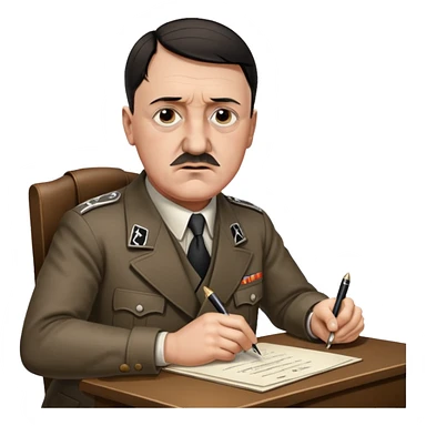 Adolf hitler signe sticker