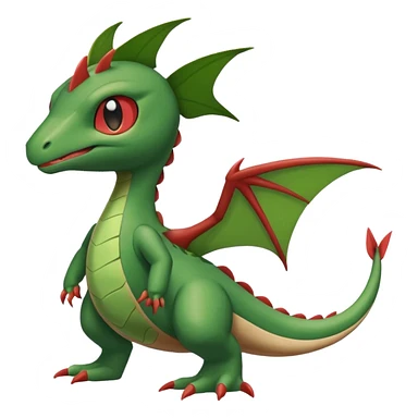 Larvitar-Flygon-Grovyle-Axew-fusion sticker