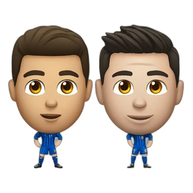 Ronaldo vs messi sticker