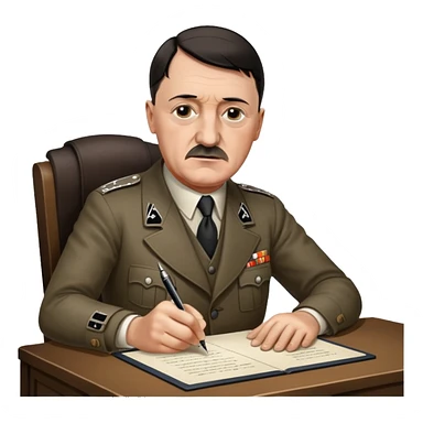 Adolf hitler signe sticker
