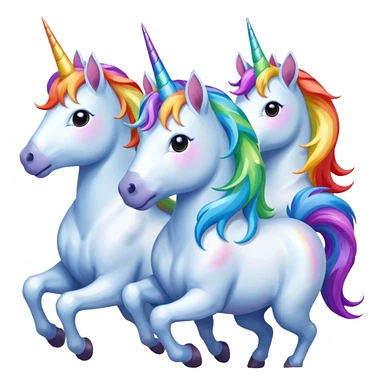Feen mit Einhörnern sticker