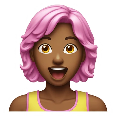 Fintess girl in the gum sticker