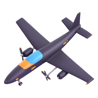 plane pov from up side sticker