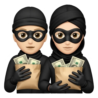 two robbers sticker