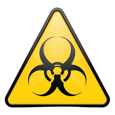 chemical weapons sign sticker