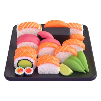 sushi plate sticker